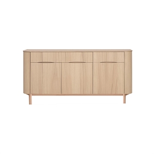 MALLI 196 SKÆNK - EGETRÆ FINÉR/MASSIV - MÅL: 192 X 92 X 46 CM. - FLERE VARIANTER